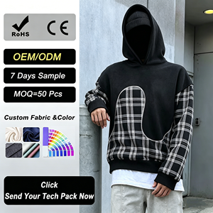 เสื้อฮู้ดดี้ผู้ชายคุณภาพสูง 450gsm เสื้อพูลโอเวอร์แบบมีฮู้ด สไตล์เกาหลี รุ่นใหม่ - Product Image 1
