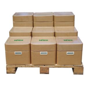 Envase Cuadrado de Papel Kraft SJPACK Reciclable y Ecológico de 37*37*50 para Productos Químicos/Aditivos Alimentarios - Product Image 1