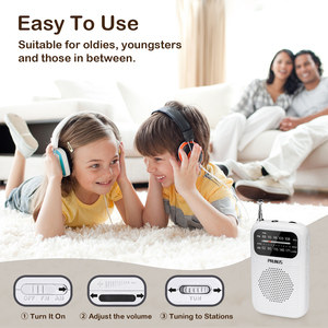 <span class=keywords><strong>Radio</strong></span> de poche AM FM Meilleure réception Pile AAA <span class=keywords><strong>Radio</strong></span> à transistors Casque et haut-parleur pour la marche/le jogging/la salle de sport/le camping <span class=keywords><strong>Radio</strong></span> de poche - Product Image 4