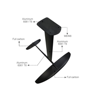 OEM prix usine hydroptère en fibre de carbone GY01 1077sqcm sport nautique surf Racing foil wingfoil kitesurf cerfs-volants surfeur