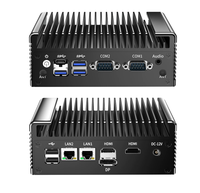 Mini PC industriel embarqué sans ventilateur CANGHAN, faible consommation, micro-ordinateur avec double LAN 2.5G et double ports COM pour l'automatisation industrielle