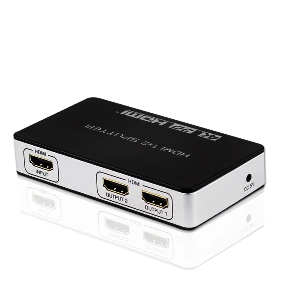 Fabriek Groothandel High-Definition Dual Output Hdmi Splitter 1*2 Voor Gelijktijdige Weergave Op Twee Schermen