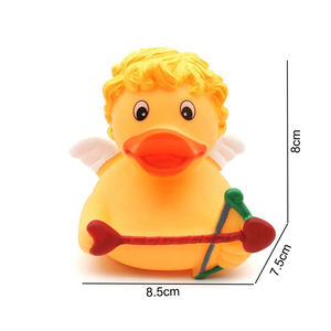 Jouets de bain pour bébé en caoutchouc imprimés sur mesure <span class=keywords><strong>Angel</strong></span> pour enfants Jouet de <span class=keywords><strong>baignoire</strong></span> unique avec des motifs amusants - Product Image 3