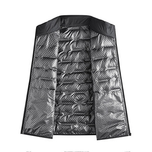 <span class=keywords><strong>Chaleco</strong></span> Acolchado Personalizado para <span class=keywords><strong>Hombre</strong></span>, Transpirable, 90% Relleno de Plumón Ligero, Forro Reflectante de Grafeno para Uso Casual/Exterior - Product Image 2