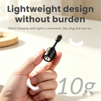 Mini lampe de poche LED USB 100LM, haute luminosité, torche pour téléphone, lumière d'urgence portable de poche pour utilisation en extérieur et en intérieur