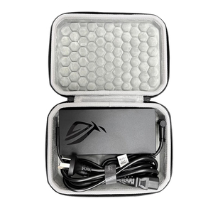 Estuche Organizador Electrónico de Viaje, Resistente al Agua, de EVA Negro, Bolsa Portátil para Adaptador de Corriente de MacBook, Batería Externa, <span class=keywords><strong>Apple</strong></span> <span class=keywords><strong>Magic</strong></span> <span class=keywords><strong>Mouse</strong></span>, USB - Product Image 3