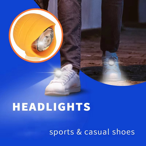 Luces LED de PVC para Zapatos, Accesorios Decorativos para Calzado, Ideales para Paseos Nocturnos y Actividades al Aire Libre, Botón para Zapatillas, 3 Modos de Iluminación - Product Image 6
