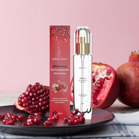 Ensemble blanchissant pour la peau à la grenade rouge OEM, élimine l'hyperpigmentation, vitamine C, hydratant, super blanchissant, ensemble biologique