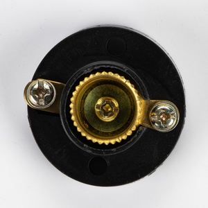 Zócalo E10/E12/E14 Portalámparas Convertidor múltiple Soporte de iluminación roscado Hogar Dormitorio Portalámparas de PVC negro - Product Image 6