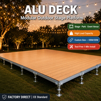 Plancher en WPC modulaire moderne pour restaurant, salle de sport, sous-sol, imperméable, résistant aux intempéries, terrasse extérieure, emboîtable, hauteur réglable