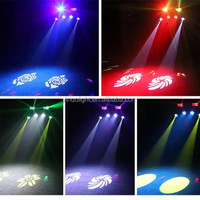 Projecteur DJ portable 300W, éclairage de scène LED blanc DMX, équipement de disco, système tricolore, support mobile pour bar de spectacle