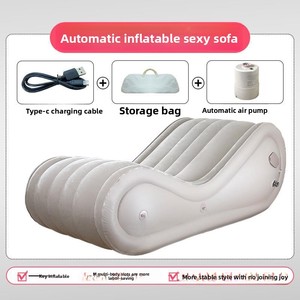 เตียงช่วยเหลือสุดเซ็กซี่ของคู่รักโซฟาแบบเป่าลมอุปกรณ์จัดท่าท่านั่งม้านั่งเล่นสนุกเฟอร์นิเจอร์เซ็กซ์ทันสมัย - Product Image 5