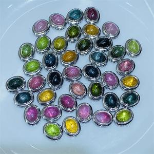 Оптовая продажа, натуральная Высококачественная Серебристая 925, несколько цветов, турмалиновое хрустальное ожерелье, хрустальный флакон, подвеска для украшения подарков - Product Image 1