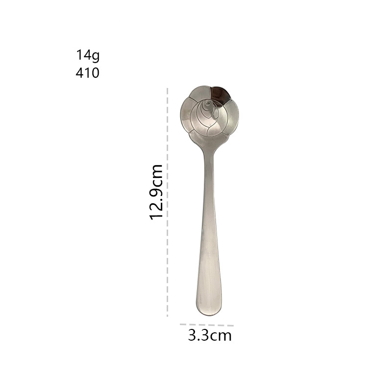 Cuillère Rose en Argent