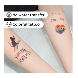Venta al por mayor personalizable transferencia instantánea tatuaje temporal colorido niños diseño Sexy estilo papel cuerpo aplicación suministro <span class=keywords><strong>de</strong></span> fábrica - Product Image 1