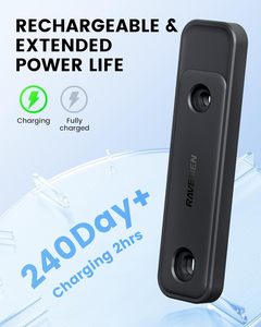 Traceur de vélo, compatible avec la fonction « Trouver » d'Apple, traceur GPS antivol rechargeable pour vélo - Product Image 3