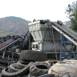 כבד כבד פסולת תעשייתי צמיג מכונת שרדר כבד פסולת תעשייתי גרוטאות צמיג מכונית צמיג מגשר