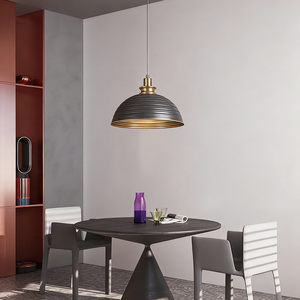 Lámpara Colgante Náutica Moderna de Cobre Negro Dorado, Lámpara Individual Ancha para Bar y Restaurante, Decoración de Iluminación con Accesorios Marinos - Product Image 3