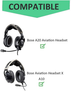 Almohadillas para auriculares <span class=keywords><strong>bose</strong></span> X A10 A20, reducción de ruido, espuma viscoelástica - Product Image 6