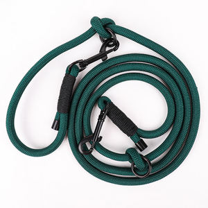 Lujosa Correa antideslizante resistente y fuerte <span class=keywords><strong>Collar</strong></span> de perro cómodo y bolsa para caca Correa de cuerda de escalada de plomo para perros conveniente - Product Image 1