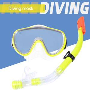 Masque de plongée pour adultes avec tuba à embout sec, étanche, anti-buée, verres en verre trempé pour sports nautiques - Product Image 4