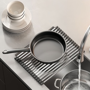 Thickened Left Drain 3MM Household Dish Washing Sink 304 Stainless Steel Handmade Single Bowl Kitchen Vegetable Washing Basin - Product Image 5
