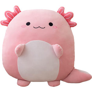 Oreiller en peluche animal mignon Axolotl diable Ray ours marin maille soulagement du Stress dossier de voiture <span class=keywords><strong>coussin</strong></span> de canapé pour étudiants anniversaire lavé - Product Image 2