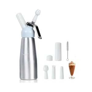 Customized Logo Durable Aluminum Whipped Cream Dispenser Reusable Cream Whipper Kitchen <b>Tool</b> - Product Image 1