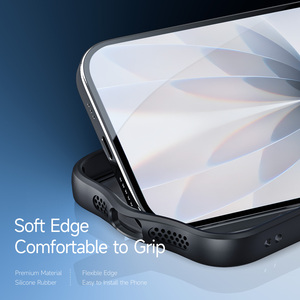 Funda magnética de cobertura total para iPhone 17/18, funda transparente ultrafina con soporte magnético giratorio. - Product Image 3