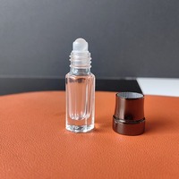 Flacon d'échantillon de parfum octogonal en verre, étanchéité renforcée, sans fuite d'huile, sans diffuseur à bâtonnets, petite capacité, pratique pour les voyages