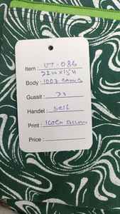 Doble color impreso al por mayor pequeño personalizar bolsa de lona natural asa para viaje hermosa colección bolsa de precio a granel - Product Image 5