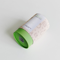Boîte cylindrique en papier personnalisée, impression directe d'usine, pour emballage de capsules de compléments alimentaires, vitamines, cadeaux