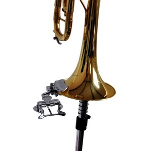 Accessoires pour instruments à vent trompette trompette en métal argenté clip de partition de musique de marche - Product Image 3