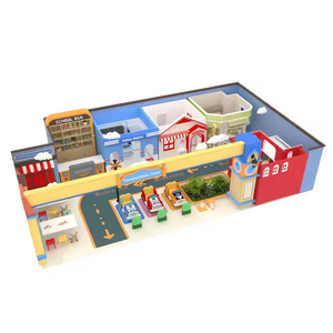 Equipo de Juegos Interior para Niños con Certificación BSCI, Aldea de Juegos Interactiva para Niños con Integración de Aprendizaje STEM para Aeropuertos - Product Image 1