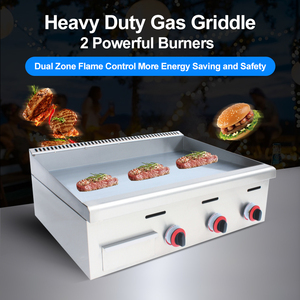 Bán chạy nhất <span class=keywords><strong>Countertop</strong></span> Heavy Duty thương mại cảm ứng vỉ nướng nhà hàng gas phẳng vỉ nướng - Product Image 2