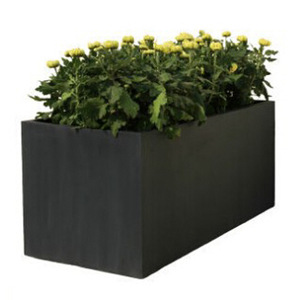 Pot <span class=keywords><strong>de</strong></span> fleur rectangulaire <span class=keywords><strong>en</strong></span> <span class=keywords><strong>fibre</strong></span> <span class=keywords><strong>de</strong></span> <span class=keywords><strong>verre</strong></span>, grand Pot <span class=keywords><strong>de</strong></span> ciment personnalisé, boîte <span class=keywords><strong>de</strong></span> plantation - Product Image 2
