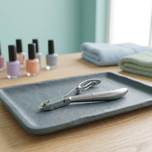Coupe-ongles professionnel en acier inoxydable avec une large ouverture de mâchoire pour les ongles épais, lame incurvée, finition mate, 15g - Product Image 3