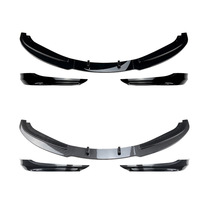 Stiker Body Kit Pelindung Sudut Spoiler Depan untuk Seri 3 E90/E91 (2009-2012) OLIVER Fitment Serat Karbon Hitam