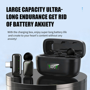 Microphone cravate sans fil Aurora Sound Mini8, léger, en métal, à condensateur, avec suppression du bruit et éclairage RGB <span class=keywords><strong>pour</strong></span> <span class=keywords><strong>téléphone</strong></span> et appareil photo - Product Image 5