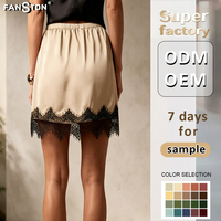 Nouvelle jupe midi en soie motif flocon de neige pour femme 2026 - Jupe trapèze élégante avec patchwork en dentelle, jupe amincissante à ourlet irrégulier, vente en gros de mode