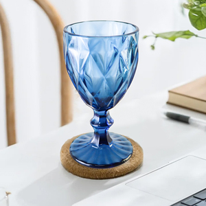 Vente en gros 8oz 10oz Vintage Europe Design Mariage Champagne Gobelet <span class=keywords><strong>Rose</strong></span> et Bleu Tasse en verre pour Bière Jus et <span class=keywords><strong>Vin</strong></span> - Product Image 5