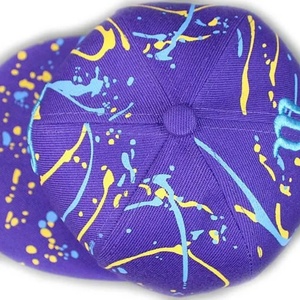 Gorra Snapback GHHLS049 de Algodón 100% con Estampado Floral en Toda la Superficie, Bordado 3D, Diseño de Hojas, Informal, para Actividades al Aire Libre - Product Image 5