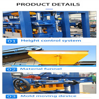 Ligne de production multifonctionnelle de blocs de ciment hydrauliques, équipement pour unités carrées, machine à fabriquer des briques en béton non cuites