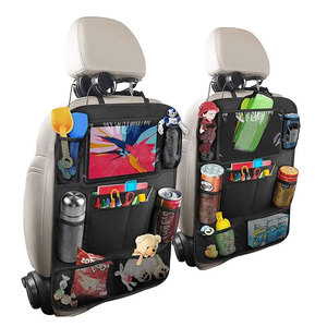 Organisateur de siège arrière de voiture imperméable et durable, protège-pieds, sac de rangement multi-poches pour siège arrière - Product Image 1