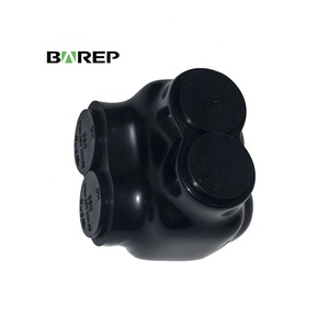 Barep 6awg-350kcmil 2 端口 600V UL 认证 PVC 电线快速绝缘连接器，用于控制箱中的电线连接 - Product Image 1