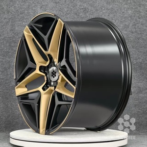 Jantes 722Auto forgées 18-20 pouces <span class=keywords><strong>5</strong></span> branches concaves de course 5x112 5x114.3 5x120 argent brillant pour Audi Q7 Q8 Porsche Cayenne VW Touareg - Product Image 4