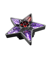 Luz LED RGB Retro de 150W con Efecto Cinco Estrellas 4 en 1, Luz de Efecto DJ con Control de Píxeles Bee Eye, Adecuada para KTV, Bares y