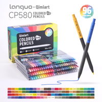 Ensemble de crayons de couleur mécaniques de luxe, 96 couleurs, assortiment énorme, crayons de couleur automatiques, crayons de dessin professionnels pour artistes, en vrac