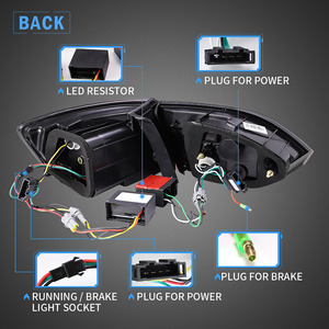 Vland ไฟท้าย LED สำหรับ Sagitar/Jetta MK6 2011-2018 (ไม่พอดีกับ <span class=keywords><strong>GLI</strong></span>) - Product Image 6