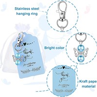 Breloque Aile d'Ange Gardien en Bois, Coffret Cadeau pour Enfant, Baptême, Communion, Mariage, Thanksgiving, Vente en Gros, Stock Prêt pour Cérémonie Commémorative